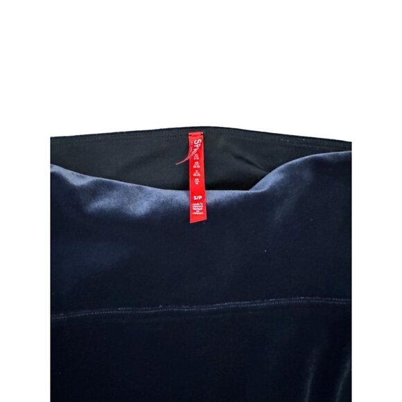Spanx velvet style blue pants size small - Picture 4 of 5